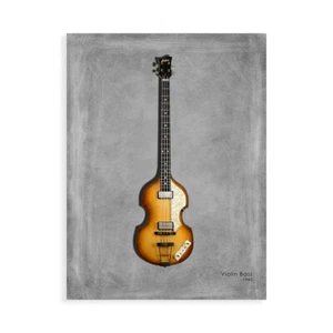 Stampa su Tela su Carta Poster o Quadro Rogan Mark Hofner Violin Bass 62 - Picture 1 of 2