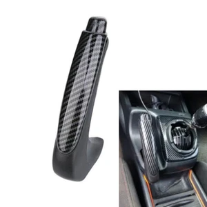 For Honda Civic Coupe Sedan 2006-2011 Carbon Fiber Front Hand Brake Trim Cover - Picture 1 of 11