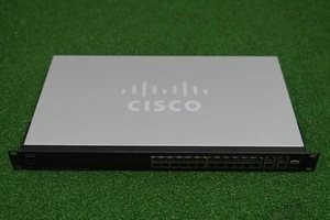Cisco SF300-24PP-K9 Small Business 300 24 10/100 PoE+ ports Managed Switches - Picture 1 of 4