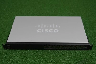 Cisco SF300-24PP-K9 Small Business 300 24 10/100 PoE+ ports Managed Switches - Image 1 of 4