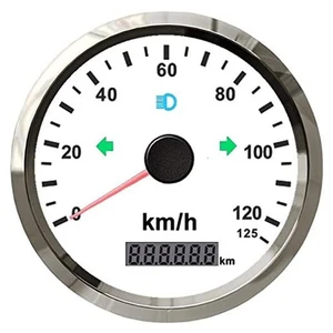 85mm GPS Speedometer Odometer 0-125KM/H Waterproof for Motorcycle Boat Car ATV - Picture 1 of 11
