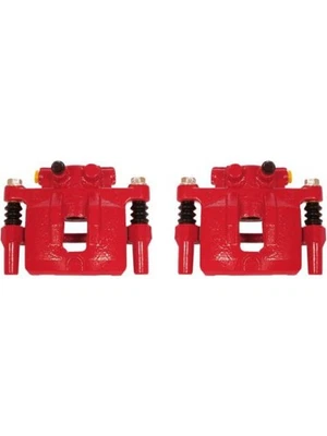 Power Stop For 11-14 Chrysler 200 Rear Red Calipers w/Brackets Pair (S5038) - Image 1 of 4