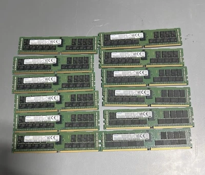Lot Of 12 X Samsung 32GB DDR4-2933y (M393A4K40CB2-CVFBY) - Image 1 of 3