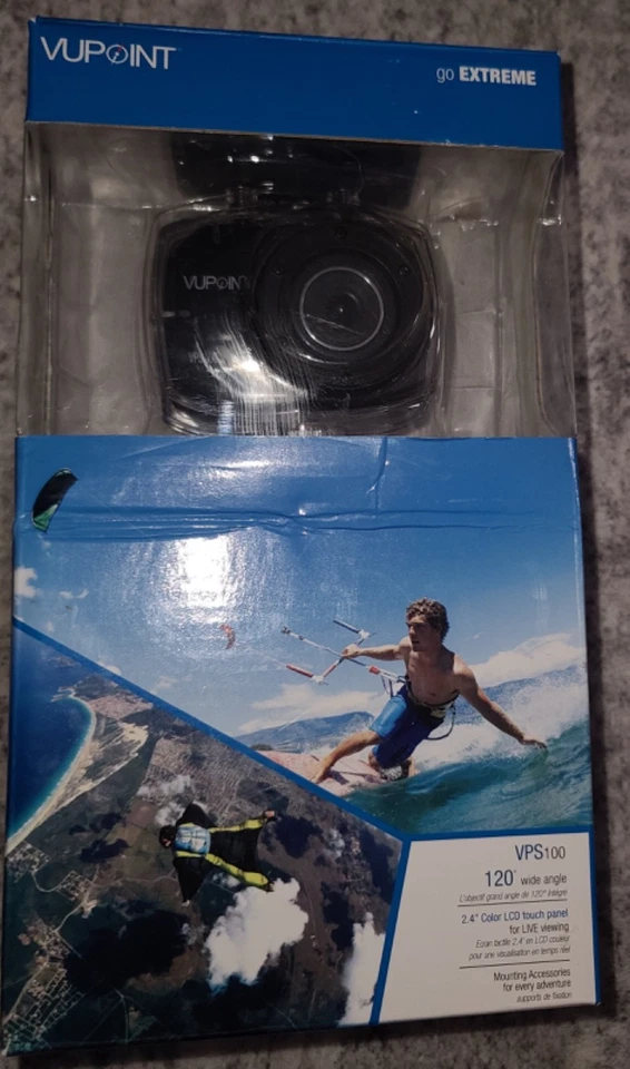 Vupoint Go Extreme VPS100 HD Action Cam - NIB - Image 1 of 4