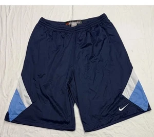 Vintage Nike Basketball Shorts Herren XL dunkelblau lange Shorts - Bild 1 von 6