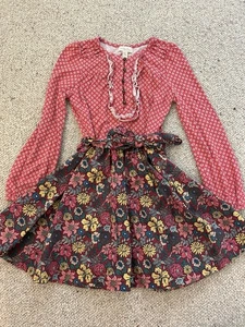 Matilda Jane Girls Size 6 Autumn Long Sleeve Dress Excellent Condition - Picture 1 of 3