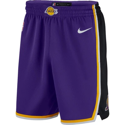 Pantalones Cortos Swingman Los Angeles Lakers Nike 2019/20 Edición Declaración Hombres Pequeños NBA Foto 1 de 4