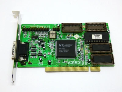 S3 Trio64V+ 86C765 1MB VGA Card - PCI Slot - Image 1 of 3