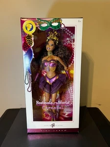 New In Box Barbie Doll Festivals of the World Carnaval Pink Label 2005 Mattel - Picture 1 of 5
