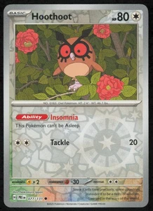 Hoothoot 077/131 Reverse Holo SV: Prismatic Evolutions NM - Bild 1 von 2