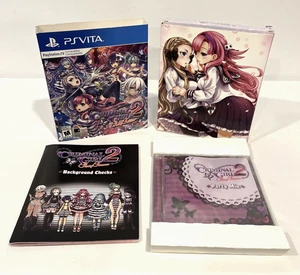 CRIMINAL GIRLS 2 PARTY FAVORS PLAYSTATION PS VITA BOX BOOKLET & SEALED CD ONLY - Picture 1 of 12