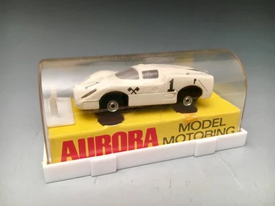 AURORA MODEL MOTORING Chaparrel 2F HO slot car, in display cube, flame thrower - Image 1 of 4
