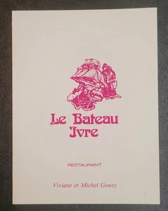 Souvenir Card - Le Bateau Ivre Restaurant - Albi-France- Viviane et Michel Gouty - Picture 1 of 6