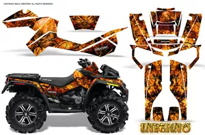 CAN-AM OUTLANDER XMR 500 650 800R GRAPHICS KIT DECALS STICKERS INFERNO O - Bild 1 von 1