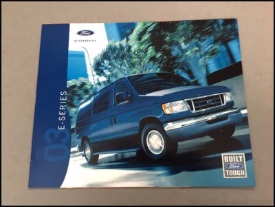 2003 Ford E-Series Van Econoline 20-page Sales Brochure Catalog - E-150 E-250 - Изображение 1 из 4