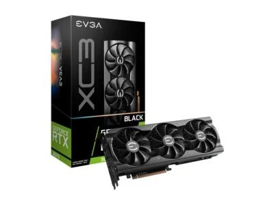 EVGA GeForce RTX 3070 XC3 BLACK GAMING Video Card, 08G-P5-3751-KR, 8GB GDDR6, - Image 1 of 4