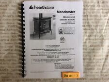 Hearthstone Manchester 8361  Wood stove Operation Owner,s  Parts manual 