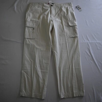 NUEVO Pantalones cargo Chaps Ralph Lauren 42x32 caqui Ripstop para hombre Foto 1 de 4