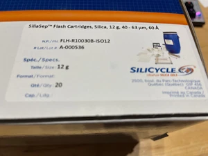 silicycle  Siliasep Flash cartridges spherical silica gel , 12g, 40-63 um FLH-R - Picture 1 of 1