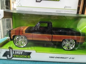 JADA JT 1/24 SCALE 1985 CHEVY SILVERADO WITH SPINNER WHEELS #444 (NEW WITH BOX) - Picture 1 of 11