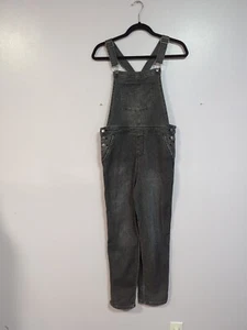 Cat and Jack Girls Overalls XL Size 14/16 Jeans Black - Picture 1 of 10