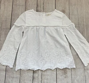 ZARA Girls white top size 9-10y - Picture 1 of 7