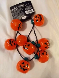  Halloween Jumbo Light-Up Jack-O'Lantern Necklace NEW! - Picture 1 of 2