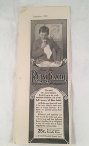 Vtg Rubifoam 1907 Print Ad - Picture 1 of 4