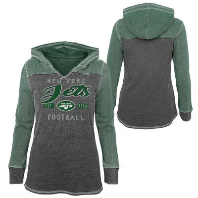 Sudadera con capucha de manga larga para niñas New York Jets NFL pequeña (7/8) - nueva con etiquetas Foto 1 de 4