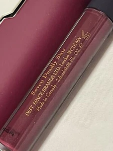 Lipstick Queen Seven Deadly Sins VANITY Lip Gloss Plum Burgundy - Picture 1 of 6