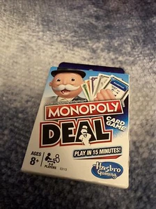 Hasbro Monopoly Deal Card Game Family Fun Strategy 110 Cards Instructions - Picture 1 of 3