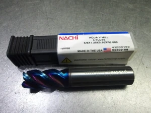 Nachi 5/8" 4 Flute Carbide CR Endmill 5/8" Shank 5/8x1.25x3.50xR0.060 (LOC996B) - Picture 1 of 4