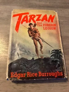 Tarzan and the Foreign Legion ~ EDGAR RICE BURROUGHS ~ First Edition HC DJ 1947 - Picture 1 of 8