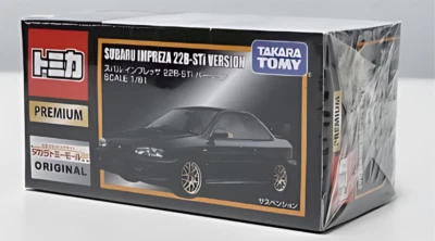 [TOMY] TOMICA Premium SUBARU IMPREZA 22B-STi Ver. Mini coche diecast NEGRO Foto 1 de 4