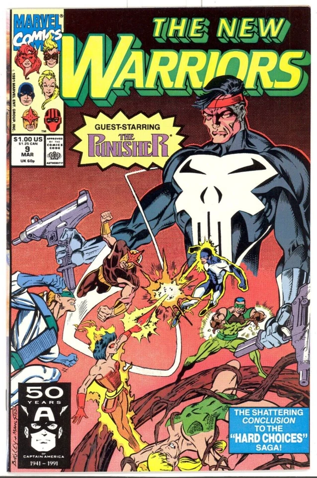The New Warriors #9 (Marvel Comics March 1991)