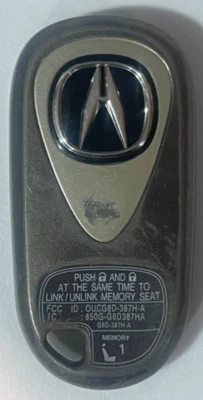 Mando a distancia de entrada sin llave Acura TL TSX 2004-2006 3B OUCG8D-387H-A Foto 1 de 2