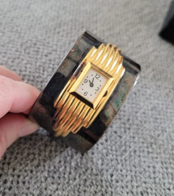 Reloj Pulsera Brazalete Vintage A Durante Franklin Como Nuevo Grueso Brazalete Reloj Pulsera Foto 1 de 4