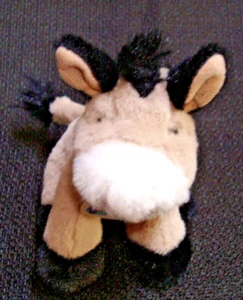 RARE NEW 5" Retired Ganz Soft Spots DONKEY Plush FARM COLLECTION #H13717 - Picture 1 of 5