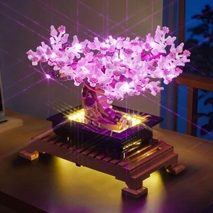 LED Licht Set für Lego 10281 Rosa Bonsai Baum Pflanze Modell Beleuchtung Set-GC744 - Bild 1 von 6