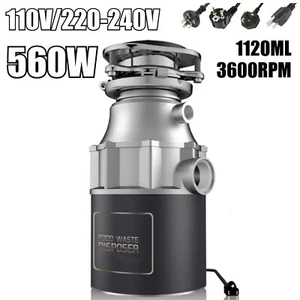 110/220-240V Kitchen Food Waste Processor Home Disposer Disposal Garbage Crusher - Picture 1 of 20