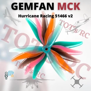 Gemfan Hurricane MCK 51466 v2 5x3x3.6 Drone, RC Airplane, RC Wing FPV Propeller - Picture 1 of 13