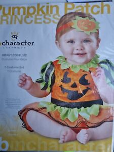 Pumpkin Princess Baby Fancy Dress Halloween Girls Toddler Costume 0+  Months 