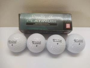 4 Balles De Golf - Wilson Pro Staff Platinum Golf Ball - Maximum Distance - 4 /3 - Picture 1 of 1