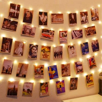 120 LED Photo Clip String Lights with Remote Control, USB Powered Fairy Lights - Image 1 of 4