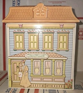 AVON Vintage Confectionary Kitchen Canister Cookie Jar 5x5x4 - Picture 1 of 6