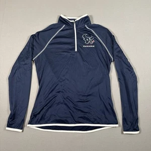 Suéter Pullover Azul Marino Para Mujer Houston Texans NFL Fútbol Cuarto Cremallera - Imagen 1 de 16