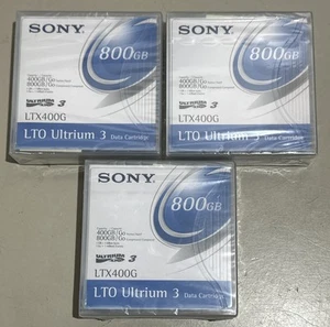 3 cartouches de données neuves Sony Ultrium 3 LTX400G - 800 Go - Neuf dans sa boîte - Photo 1/4