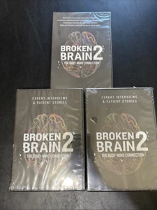 Broken Brain 2 The Body-Mind Connection Dr. Mark Hyman Complete Set DVD 2019 New - Imagen 1 de 4