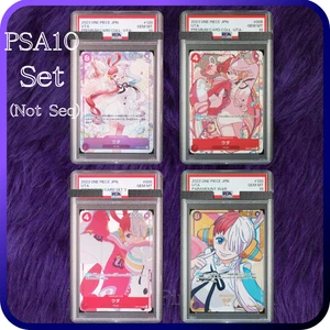 PSA 10 One Piece UTA Set of 4 Premium Card Collection Pramount War Promotion - Picture 1 of 2