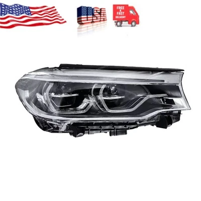 For BMW 5' G30 G31 M5 530 LED ADAPTIVE HEADLIGHT 2017-2020 RIGHT OEM 63117214966 Foto 1 de 3
